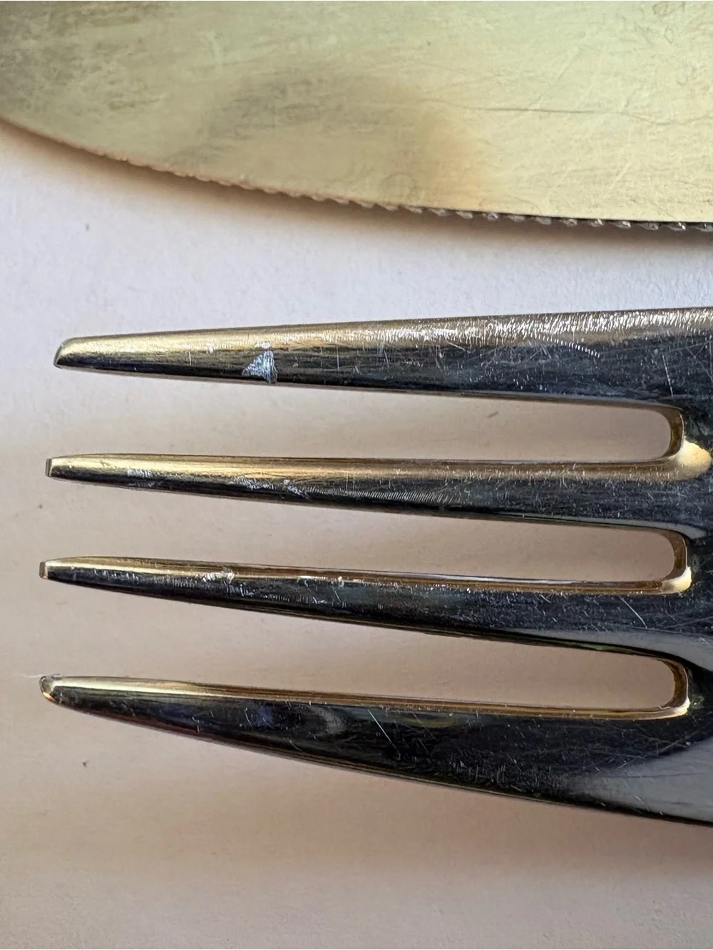 Vintage Danish Frigast Pantry Stainless Dinner Knife and Fork Set -